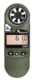 Kestrel 3500NV Weather Meter with Backlight in OD Green